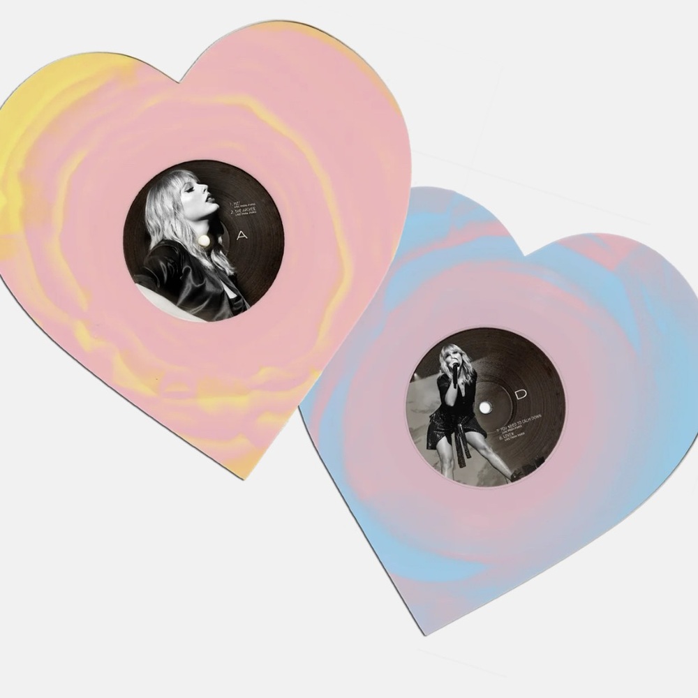 Taylor Swift Lover (Live from Paris) Heart-Shaped Vinyl